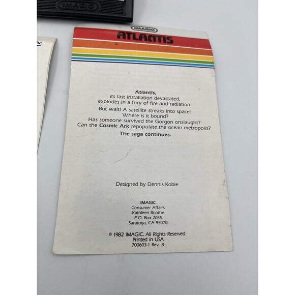 Atari 2600 Atlantis from Imagic with Manual - Picture 5 of 9